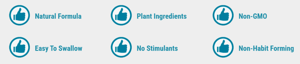 100% Natural and safe ingredients certification for FloraSpring supplement.